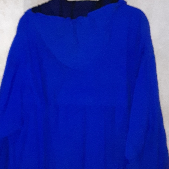 Cheyenne River Rain Jacket Hoodie Blue Nantucket Sailng Team Emblem Size Large - Picture 4 of 12